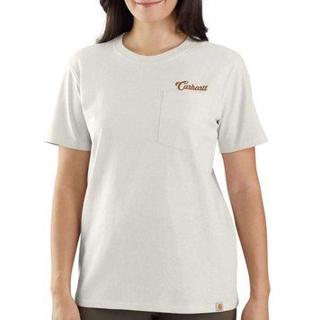 Футболка Carhartt Loose Fit HW Short Sleeve Script Graphic T-Shirt Malt