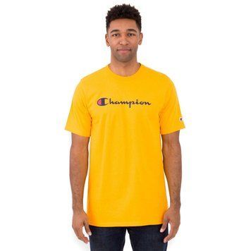 Футболка Champion LIFE Heritage Script T-Shirt C Gold