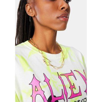 Кольє Bolt Pleasures Chain Link Necklace