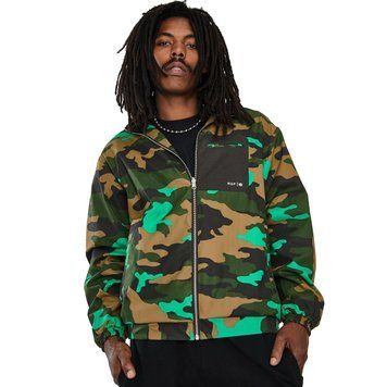 Куртка HUF Cambridge Harrington Jacket Black