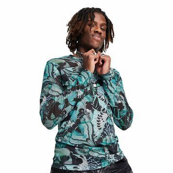 Лонгслів Asos Design muscle long sleeve t-shirt green and black