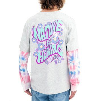 Лонгслів RIPNDIP Nature Is Healing Double Sleeve LS Shirt