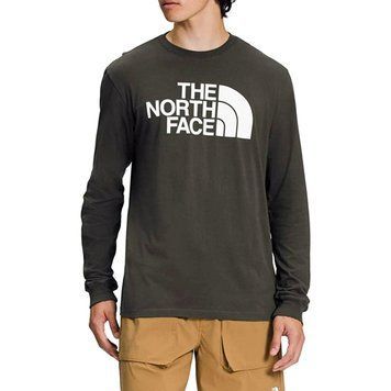 Лонгслів The North Face Long-Sleeve Half Dome Tee New Taupe Green TNF White