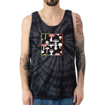 Майка Primitive Fungi Box Tie-Dye Tank Top Black