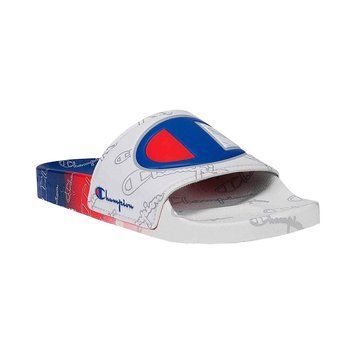 Шльопанці Champion IPO Fade White & Blue Slide Sandals
