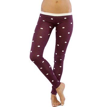 Легінси Alternative Apparel Skinny Legging Prune Dot