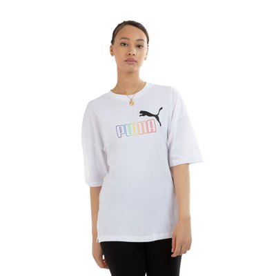 Футболка Puma Essential Rainbow Tee White 0001437 фото