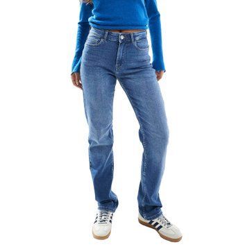 Джинси ONLY Jane mid waist straight leg jeans mid blue wash