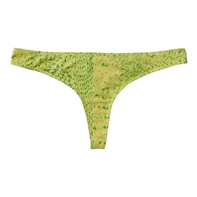 Стрінги Out From Under Micro Low-Rise Thong Lime Green Snake