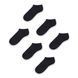 Шкапетки Nike Training Everyday Cushioned 6 pack sneaker sock black (Комплект)
