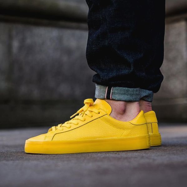 Кеди Adidas Court Vantage Adicolor Yellow