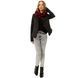 Куртка Lira Tweed Vegan Leather Sleeve Jacket Black 0001907 фото 2