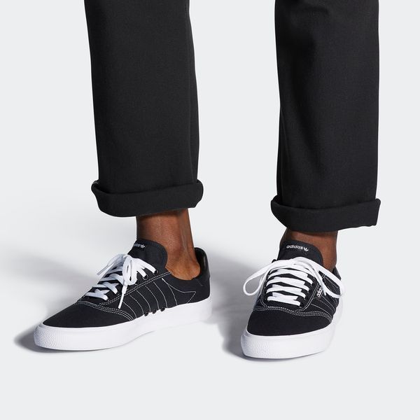 Кеди Adidas 3MC Black & White Contrast Canvas