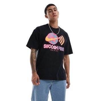 Футболка Nike Swoosh FM graphic t-shirt black FZ5404-010