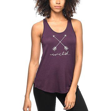 Майка Empyre Casey Wild Floral Burgundy Tank Top 0001483 фото