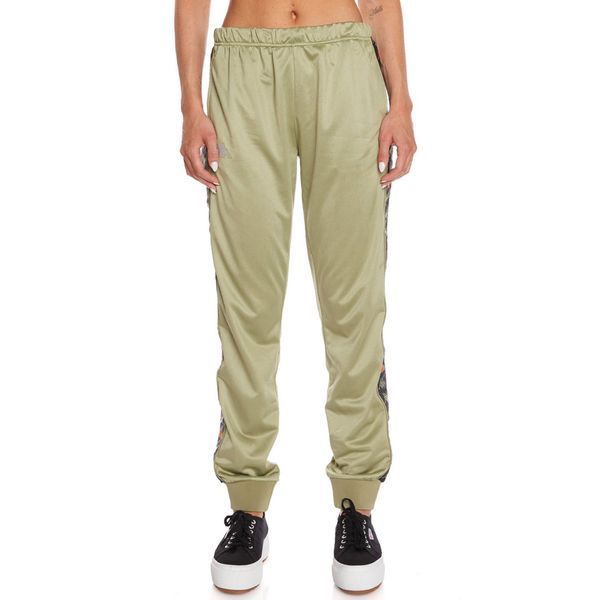 Спортивні штани Kappa 222 Banda Wrastory Track Pant Green Salvia Black Smoke