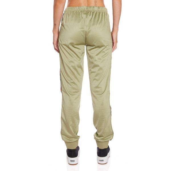 Спортивні штани Kappa 222 Banda Wrastory Track Pant Green Salvia Black Smoke