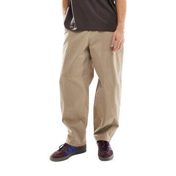 Штани Pull&Bear loose fit casual pants sand
