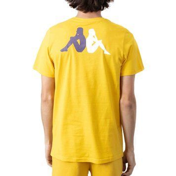 Футболка Kappa Authentic Runis T-Shirt Yellow Violet