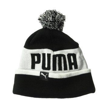 Шапка Puma Block Black & White Pom Beanie