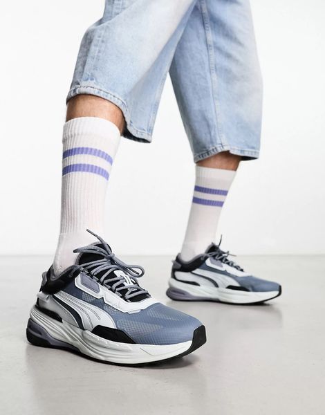 Кросівки Puma Extent Nitro Concrete Jungle Black-Platinum Gray