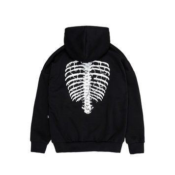 Худі Gard Oversize Fleece Skeleton чорний