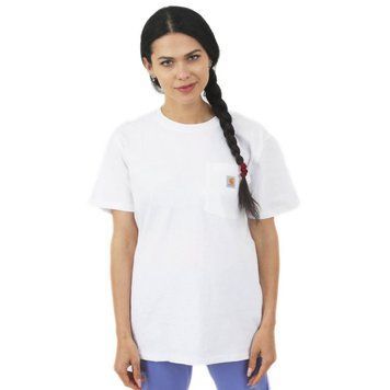 Футболка Carhartt WK87 Workwear Pocket T-Shirt White