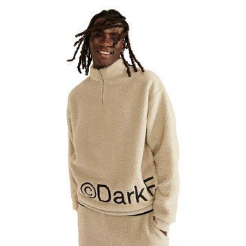 Світшот Asos Dark Future oversized sweatshirt teddy borg neutral