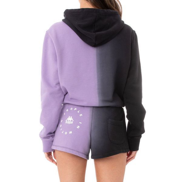 Худі Kappa Authentic Kepulauan Pullover Hoodie Black Violet
