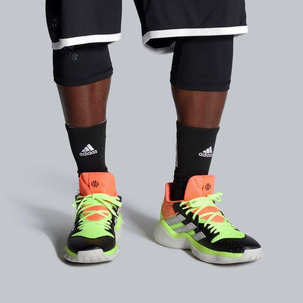 Кросівки Adidas Harden Stepback Black Coral Grey