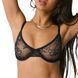 Бюстгальтер Out From Under Isabella Sheer Floral Lace Underwire Bra Black