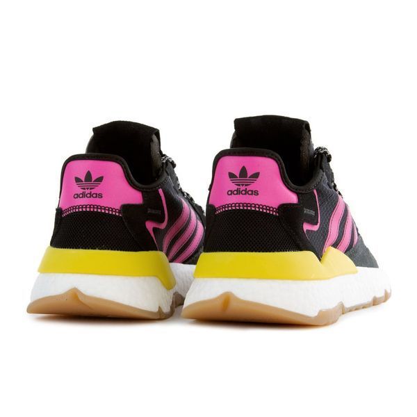 Кросівки Adidas Nite Jogger Core Black Shock Pink Gum