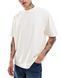 Футболка Asos Design oversized t-shirt renaissance back print white
