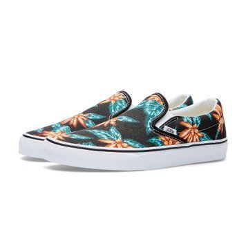 Кеди сліпони Vans Classic Slip-On Vintage Aloha Black