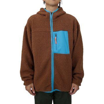 Куртка HUF Fort Point Sherpa Jacket Dust Brown