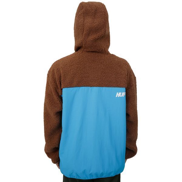 Куртка HUF Fort Point Sherpa Jacket Dust Brown