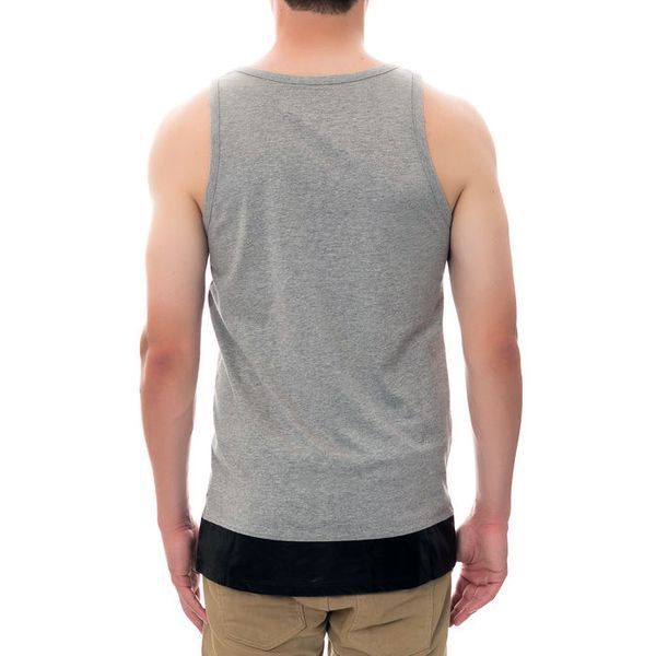 Майка DOPE Leather Paneled Tank Grey