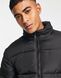 Куртка New Look chunky funnel neck puffer jacket black