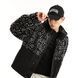 Куртка Asos Design borg jacket black paisley print