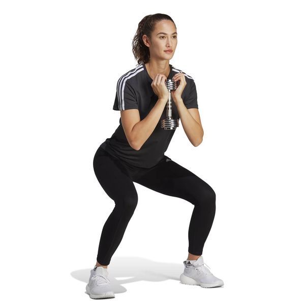 Футболка Adidas Aeroready Train Essentials 3-Stripes Tee black and white IC5039