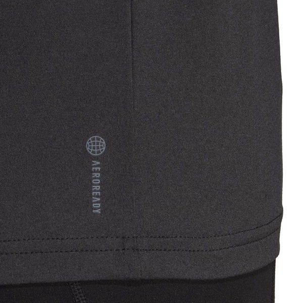Футболка Adidas Aeroready Train Essentials 3-Stripes Tee black and white IC5039