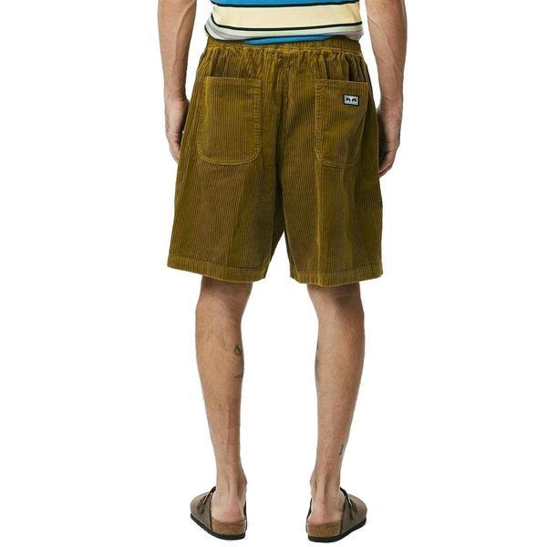 Шорти OBEY Easy Relaxed Corduroy Short Olive Oil