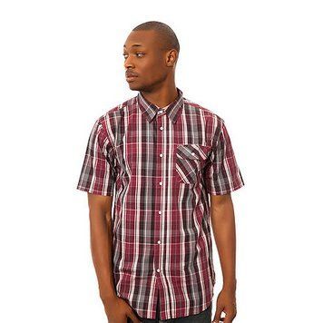 Сорочка HUF Capasso Plaid Buttondown Shirt Burgundy