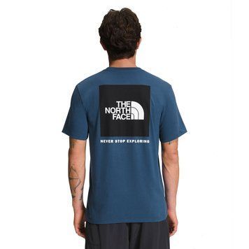 Футболка The North Face Box NSE Tee Shady Blue TNF Black NF0A812HMPF