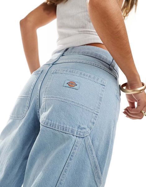 Джинси Dickies Herndon denim jeans vintage light blue