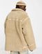 Куртка Asos Design borg aviator jacket beige