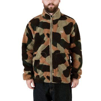 Куртка Dickies Relaxed Fit High Pile Fleece Camo Jacket Imperial Green