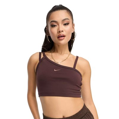 Топ Nike Everyday cropped tank brown