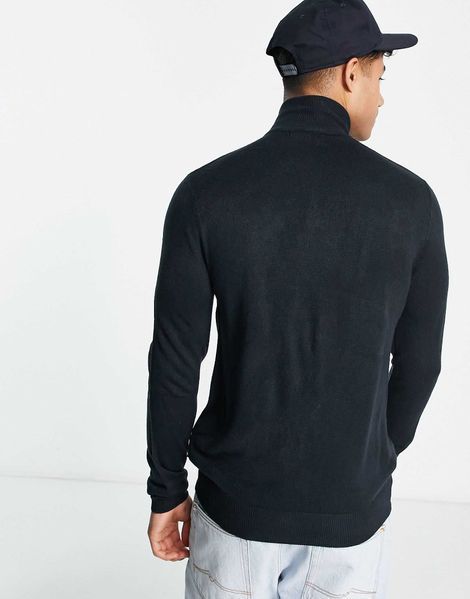 Светр French Connection soft touch half zip sweater navy