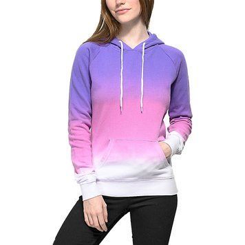 Худі Zine Tera Ombre Purple & Pink Hoodie